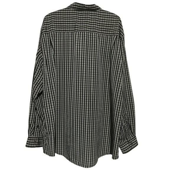 Outdoor Life Men's Black Gray White Long Sleeve Button Down Shirt Size XXL - Picture 2 of 6